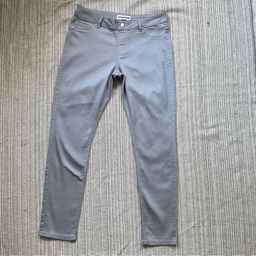 NYGARD Womens Grey Skinny Pants Size 14